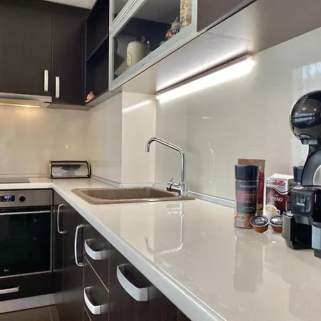 아파트 Sunny & Cozy For 4 Guests & Free Parking 플로브디프